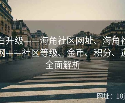 小白升级——海角社区网址、海角社区官网——社区等级、金币、积分、道具全面解析
