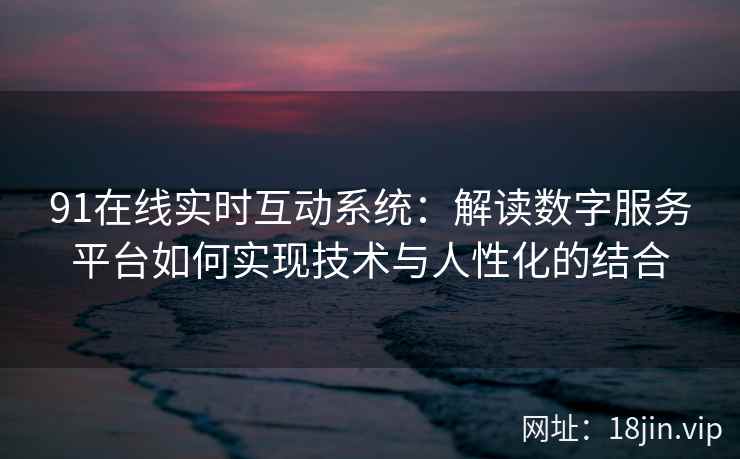 91在线实时互动系统：解读数字服务平台如何实现技术与人性化的结合